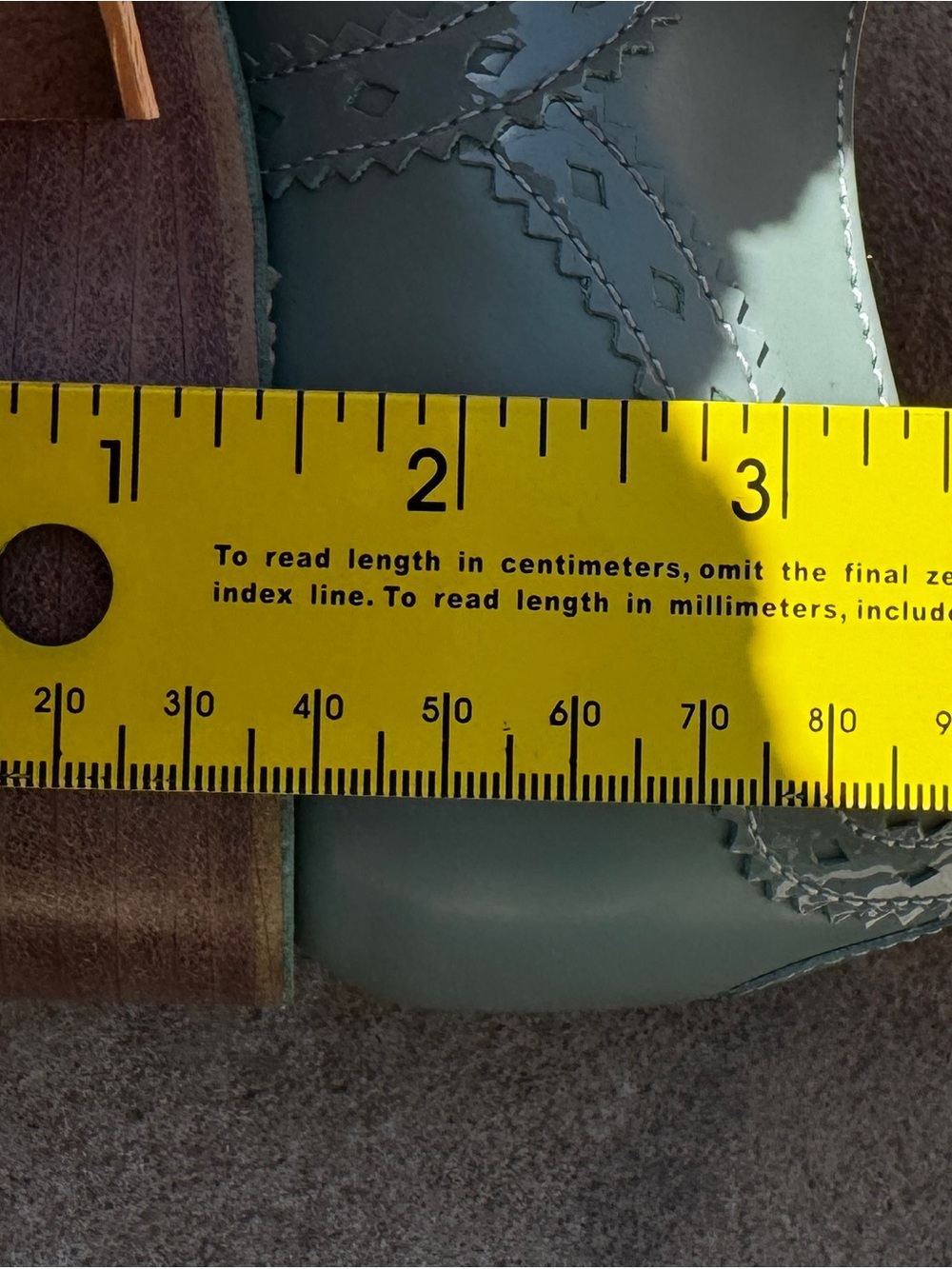 OFFICE OF ANGELA SCOTT Sage Green Leather Slip-On Dress Shoes - Picture 8 of 10
